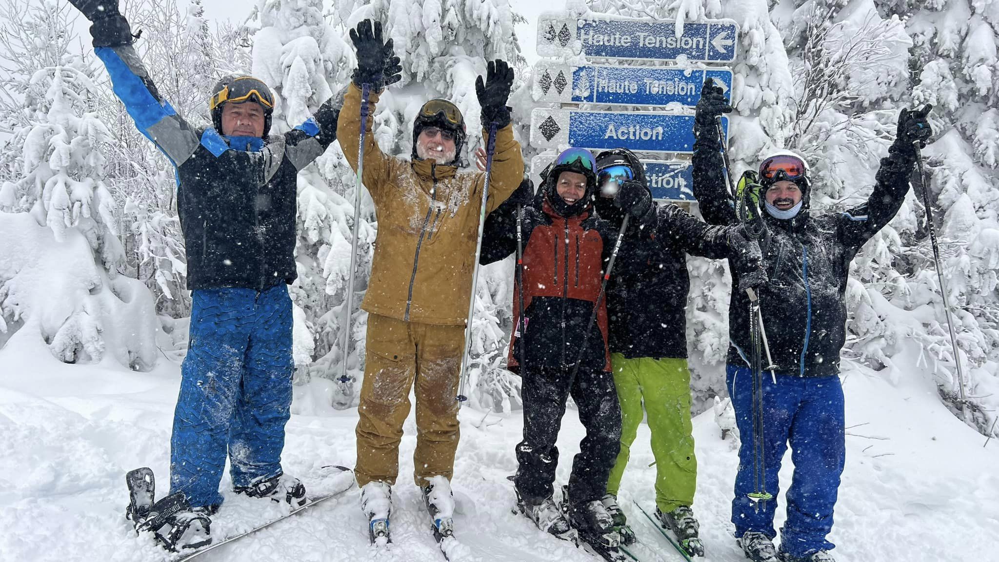 Haut les mains! Ski alpin